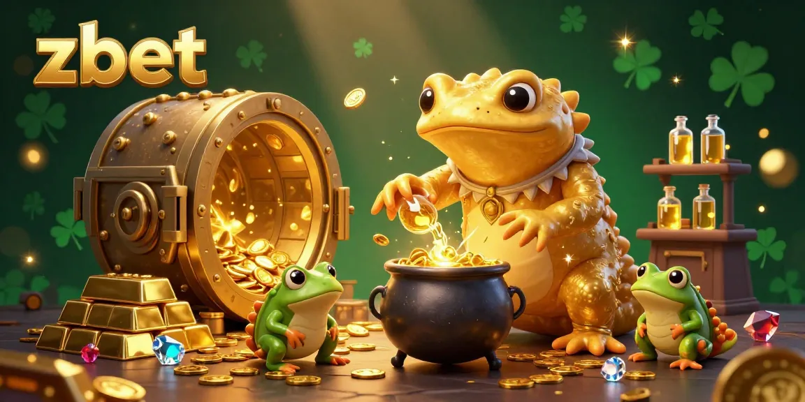 Experience the excitement of zbet with a golden salamander alchemist transforming metals into gold coins in a lavish scene.