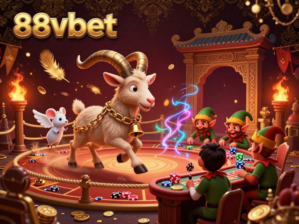 Experience thrilling gameplay at 88vbet with cartoon characters in a dynamic casino setting, capturing high-stakes excitement.