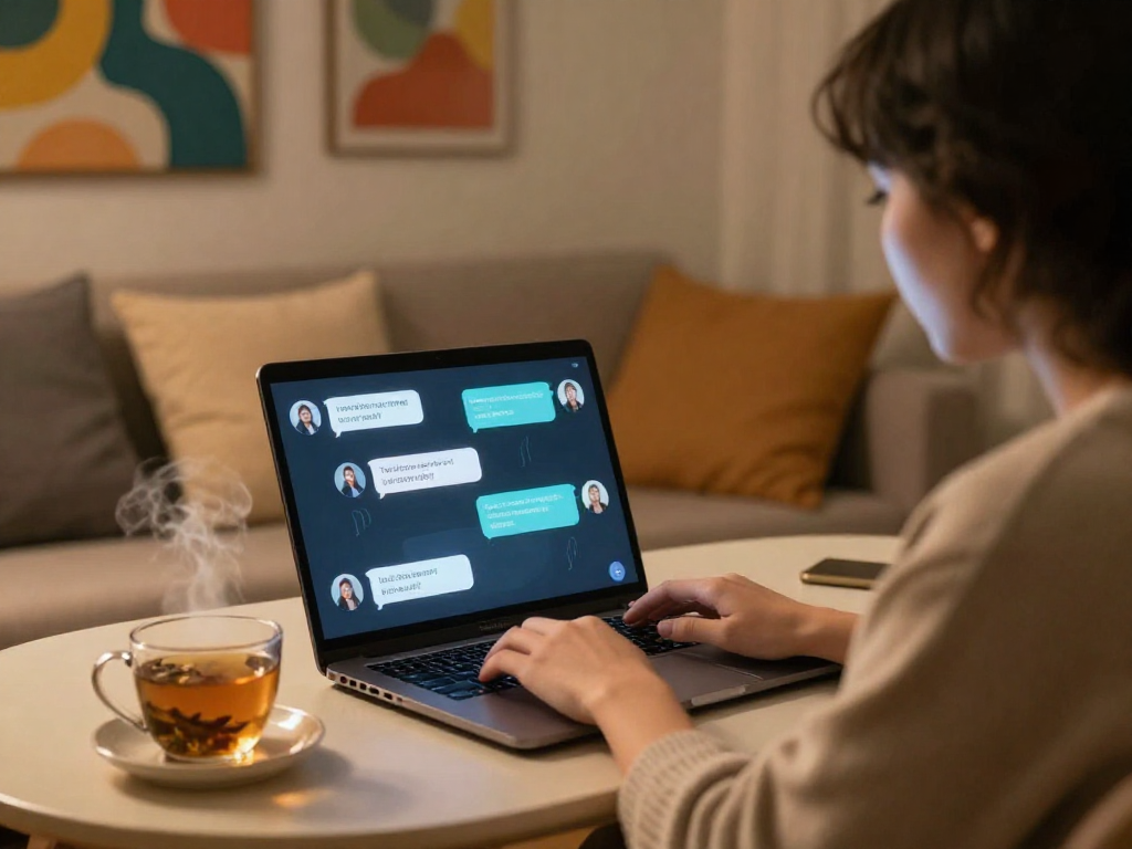 Engaging ai porn chat experience at home with warm ambiance