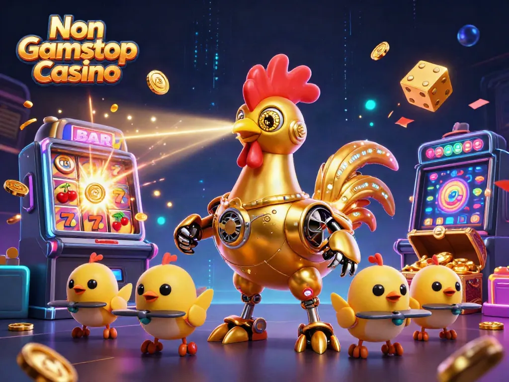 Experience captivating gaming action at Non Gamstop Casino with vibrant characters and dynamic elements.