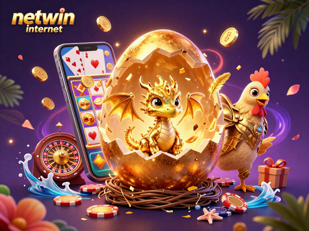 Win exciting prizes with netwin internet's dynamic golden dragon and captivating gaming elements